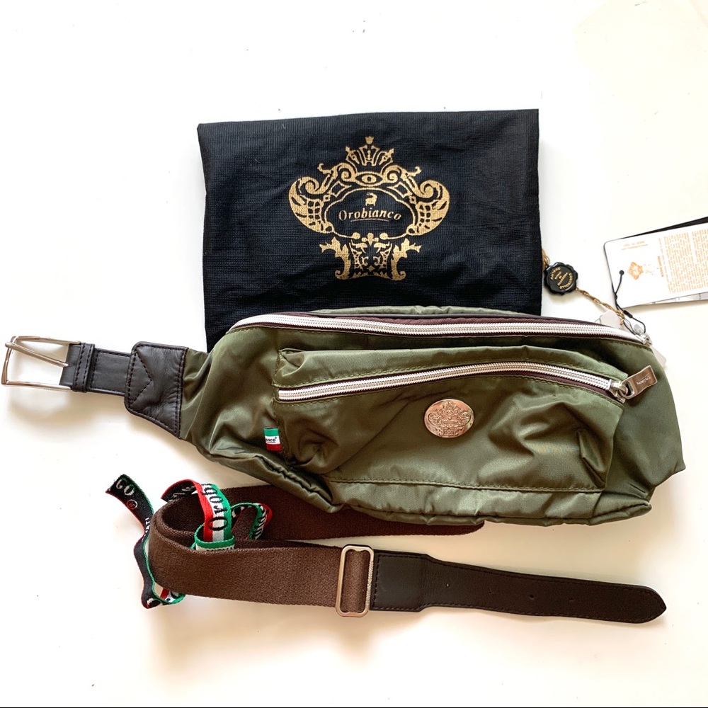 Orobianco waist bag, made in Italy